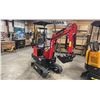 Image 1 : MIVA VA13 2025 RED 13.5 HP GAS POWERED RUBBER TRACK MINI EXCAVATOR WITH ATTACHED