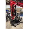 Image 4 : MIVA VA13 2025 RED 13.5 HP GAS POWERED RUBBER TRACK MINI EXCAVATOR WITH ATTACHED