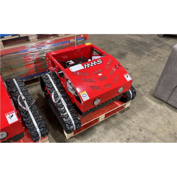 MMS MODEL 750 REMOTE CONTROLLED 20" CUTTING WIDTH GAS POWERED LAWN MOWER WITH TRACKS
