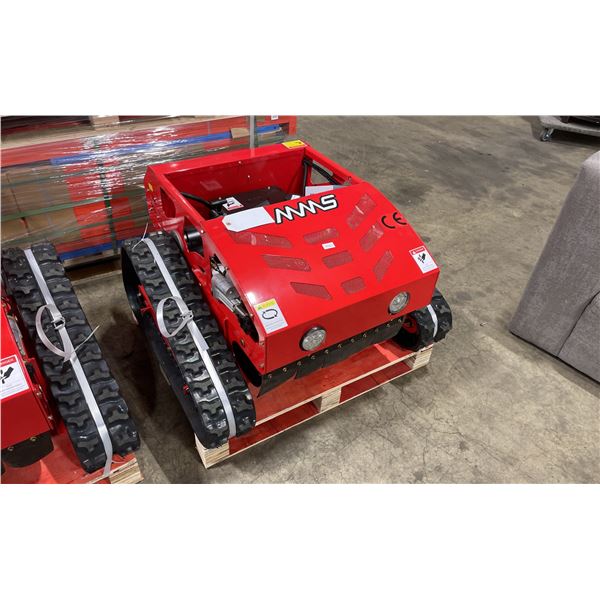 MMS MODEL 750 REMOTE CONTROLLED 20" CUTTING WIDTH GAS POWERED LAWN MOWER WITH TRACKS