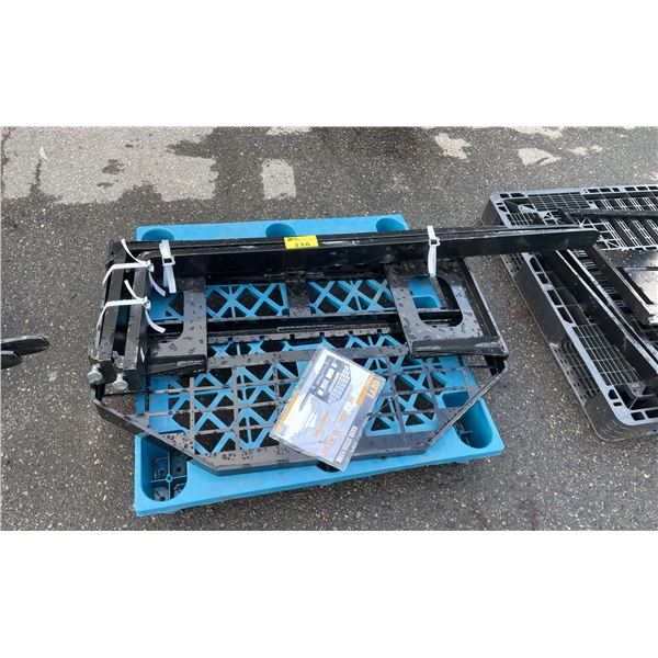 GIYI GY-DHC BLACK 60" HYDRAULIC SKID STEER FORK ATTACHMENT *WITH FORKS*