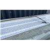 Image 1 : STACK OF 50 SKLP WHITE 10'L X 38"W INDUSTRIAL CORRUGATED METAL ROOF / WALL SHEETING