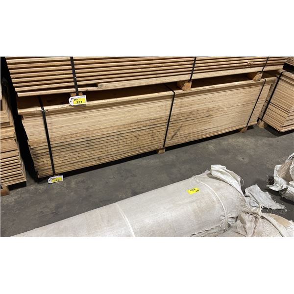 LIFT OF 10' X 4' DOUBLE SIDED BAMBOO VENEERED L-LOCK 1 1/4" THICK CONSTRUCTION GRADE PLYWOOD