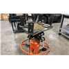 Image 3 : STRONGARM ORANGE HYDRAULIC INDUSTRIAL FOOT OPERATED MOBILE TRANSMISSION JACK *2 DAMAGED WHEEL
