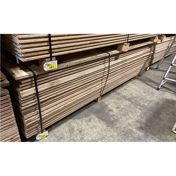 LIFT OF 10' X 4' DOUBLE SIDED BAMBOO VENEERED 1 1/4" THICK CONSTRUCTION GRADE PLYWOOD