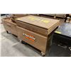 Image 1 : KNAACK 4830 BEIGE 48"W X 30"D X 40"H INDUSTRIAL METAL MOBILE JOB SITE TOOL CHEST *NO CONTENTS*