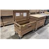Image 1 : KNAACK 2048 BEIGE 48"W X 20"D X 34"H INDUSTRIAL METAL MOBILE JOB SITE TOOL CHEST *NO CONTENTS*