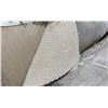 Image 3 : 12'L X 19" DIAMETER ROLL OF LIGHT CREAM TIGHT WEAVE COMMERCIAL GRADE CARPET