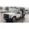 Image 1 : 2015 FORD F-350, 2DR DUMP TRUCK, WHITE, VIN 1FDRF3G60FED47093,
