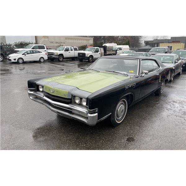 1969 MERCURY MARAUDER, 2DR COUPE, BLACK & GREEN, VIN 9Z60N527805,