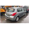 Image 3 : 2008 NISSAN VERSA, 4DR HATCHBACK, GREY, VIN 3N1BC13E58L351159,