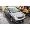 Image 4 : 2008 NISSAN VERSA, 4DR HATCHBACK, GREY, VIN 3N1BC13E58L351159,