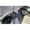 Image 3 : BEIGE CLUB CAR GAS ELECTRIC ASSISTED GOLF CART WITH FRONT WINDSHIELD & COVER *NO KEYS, NO