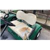 Image 4 : GREEN CLUB CAR GAS ELECTRIC ASSISTED GOLF CART WITH FRONT WINDSHIELD & COVER *NO KEYS, NO