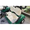 Image 4 : GREEN CLUB CAR GAS ELECTRIC ASSISTED GOLF CART WITH COVER *NO KEYS, NO REGISTRATION, PARTS ONLY*