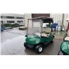 Image 1 : GREEN CLUB CAR GAS ELECTRIC ASSISTED GOLF CART WITH COVER *NO KEYS, NO REGISTRATION, PARTS ONLY*