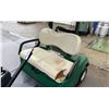 Image 4 : GREEN CLUB CAR GAS ELECTRIC ASSISTED GOLF CART WITH COVER *NO KEYS, NO REGISTRATION, PARTS ONLY*