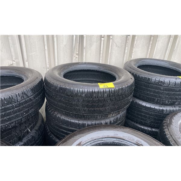 SET OF 5 GOODYEAR EAGLE ENFORCER - 255/60R18 108V M+S TIRES