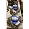 Image 1 : PAIR OF 2 TON PROCRAFT SHZ-D BLUE INDUSTRIAL HAND CHAIN HOISTS