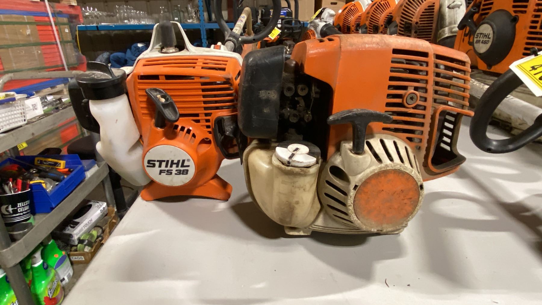 STIHL FS 38 INDUSTRIAL GAS POWERED WEED EATER & STIHL GAS POWERED ...