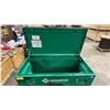 Image 2 : GREENLEE 48"W X 24"D X 34"H INDUSTRIAL METAL MOBILE JOB SITE TOOL CHEST *NO CONTENTS*