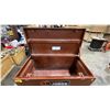 Image 2 : CRESCENT BROWN 48"W X 24"D X 34"H INDUSTRIAL METAL MOBILE JOB SITE TOOL CHEST *NO CONTENTS*