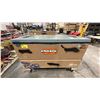 Image 3 : KNAACK 2048 BEIGE 48"W X 24"D X 34"H INDUSTRIAL METAL MOBILE JOB SITE TOOL CHEST *NO CONTENTS*