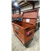 Image 1 : JOBOX BROWN 48"W X 30"D X 40"H INDUSTRIAL METAL MOBILE JOB SITE TOOL CHEST *NO CONTENTS*