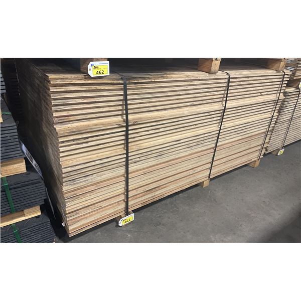 LIFT OF 10' X 4' DOUBLE SIDED BAMBOO VENEERED 1 1/4" THICK CONSTRUCTION GRADE PLYWOOD