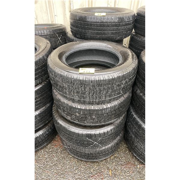 SET OF 4 GOODYEAR EAGLE ENFORCER - 255/60R18 108V M+S TIRES