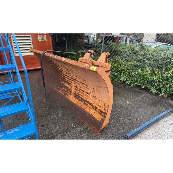 WBM 10' ORANGE COMMERCIAL SNOW PLOW BLADE ATTACHMENT