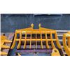 Image 1 : CAT 305 EXCAVATOR HEAVY DUTY 44" YELLOW RAKE ATTACHMENT