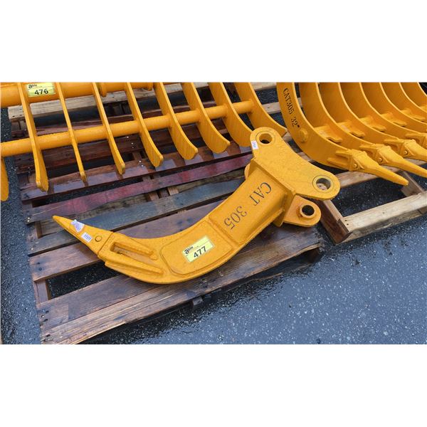 CAT 305 EXCAVATOR HEAVY DUTY YELLOW RIPPER ATTACHMENT