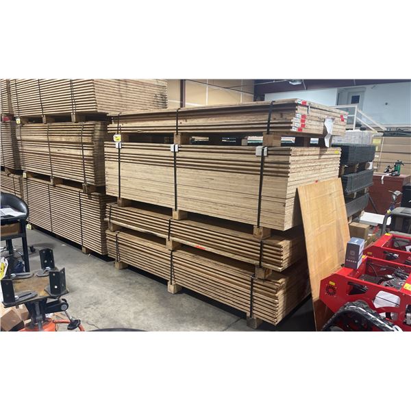 4 LIFTS OF 10' X 4' DOUBLE SIDED BAMBOO VENEERED 1 1/4" THICK CONSTRUCTION GRADE PLYWOOD