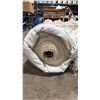 Image 2 : 12'L X 19" DIAMETER ROLL OF LIGHT CREAM TIGHT WEAVE COMMERCIAL GRADE CARPET