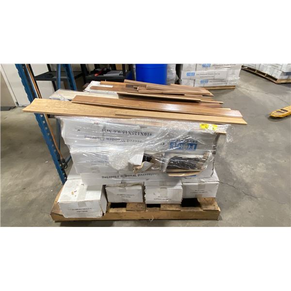 PALLET OF ASSORTED FORGE PROPERTIES OAK ENGINEERED REAL WOOD FLOORING