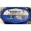 Image 2 : PAIR OF 1 TON PROCRAFT SHZ-D BLUE INDUSTRIAL HAND CHAIN HOISTS WITH EXTRA CHAIN