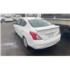 Image 2 : 2014 NISSAN VERSA SV, 4DRSD, WHITE, VIN 3N1CN7AP9EL819167,