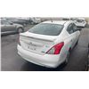 Image 3 : 2014 NISSAN VERSA SV, 4DRSD, WHITE, VIN 3N1CN7AP9EL819167,