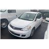 Image 1 : 2012 NISSAN VERSA, 4DRSW, WHITE, VIN 3N1BC1CP7CK804293,