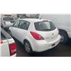 Image 2 : 2012 NISSAN VERSA, 4DRSW, WHITE, VIN 3N1BC1CP7CK804293,