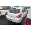 Image 3 : 2012 NISSAN VERSA, 4DRSW, WHITE, VIN 3N1BC1CP7CK804293,