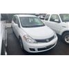 Image 4 : 2012 NISSAN VERSA, 4DRSW, WHITE, VIN 3N1BC1CP7CK804293,