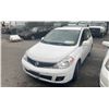 Image 1 : 2012 NISSAN VERSA, 4DR HATCHBACK, WHITE, VIN 3N1BC1CP5CL363242,