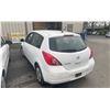Image 2 : 2012 NISSAN VERSA, 4DR HATCHBACK, WHITE, VIN 3N1BC1CP5CL363242,