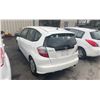 Image 2 : 2011 HONDA FIT, 4DR HATCHBACK, WHITE, VIN JHMGE8H54BC801867,