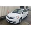 Image 1 : 2012 NISSAN VERSA, 4DR HATCHBACK, WHITE, VIN 3N1BC1CP3CK804243,