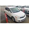 Image 4 : 2012 NISSAN VERSA, 4DR HATCHBACK, WHITE, VIN 3N1BC1CP3CK804243,