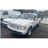 Image 1 : 2011 FORD RANGER SPORT, 4DR PICKUP, WHITE, VIN 1FTKR4EE4BPA48122,