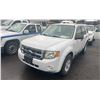 Image 1 : 2008 FORD ESCAPE HYBRID, 4DR SUV, WHITE, VIN 1FMCU59H78KE72828,